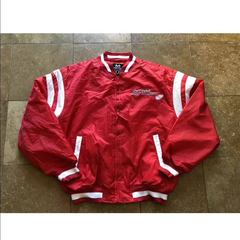 Vintage NHL Detroit Red Wings MIRAGE Red Jacket